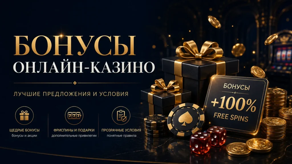 Бонусы онлайн-казино