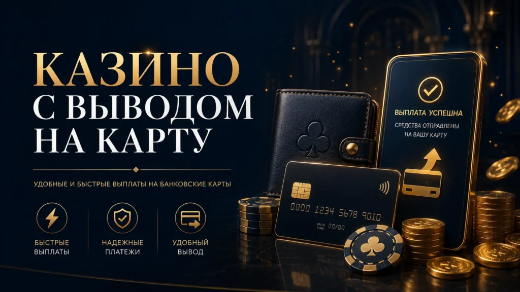 Казино с выводом на карту